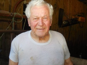 Calvin McCutcheon is a 79-yr-old sheep shearer and a Methodist pastor