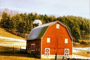 Red Barn in Edray