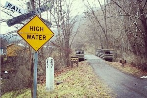 Greenbrier River Trail near Seebert